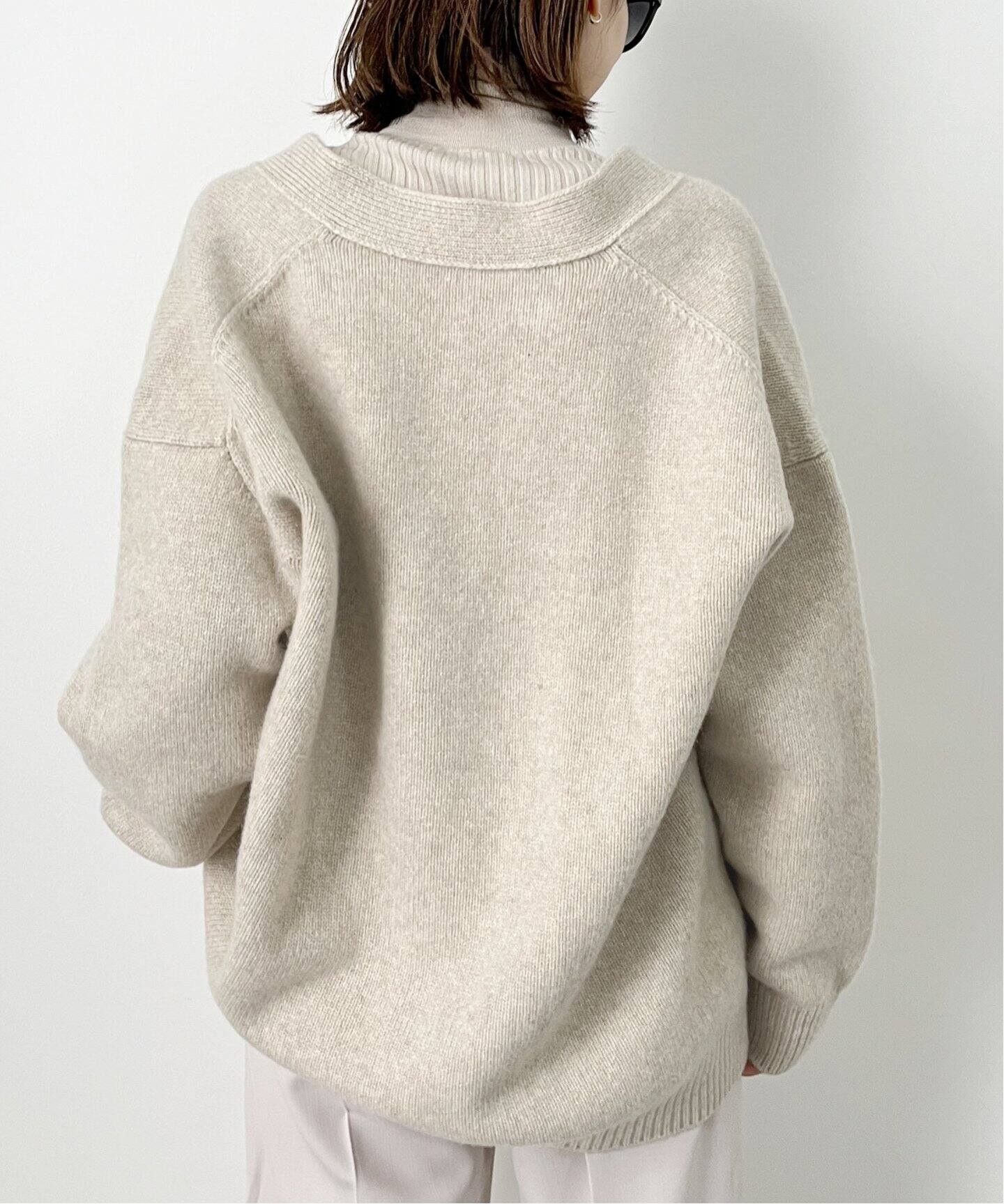 Oversize Knit Cardigan（カーディガン）｜L