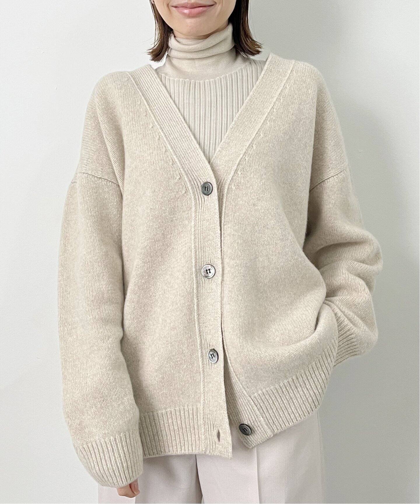 Oversize Knit Cardigan（カーディガン）｜L 