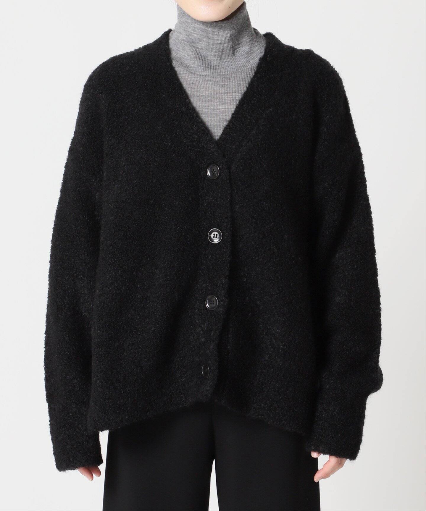 Chunky Boucle Cardigan（ニット／セーター）｜L 