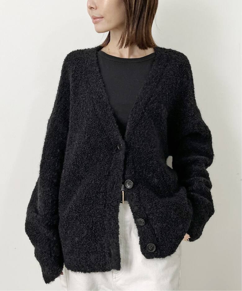 Chunky Boucle Cardigan（ニット／セーター）｜L 