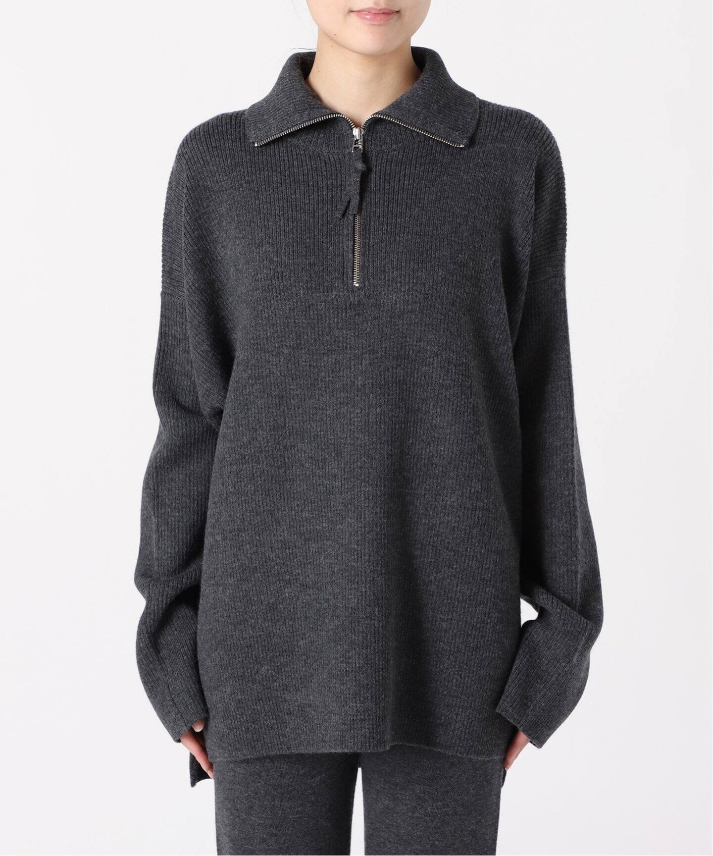 GOOD GRIEF!/グッドグリーフ】Knit Zipped Pullover（ニット 