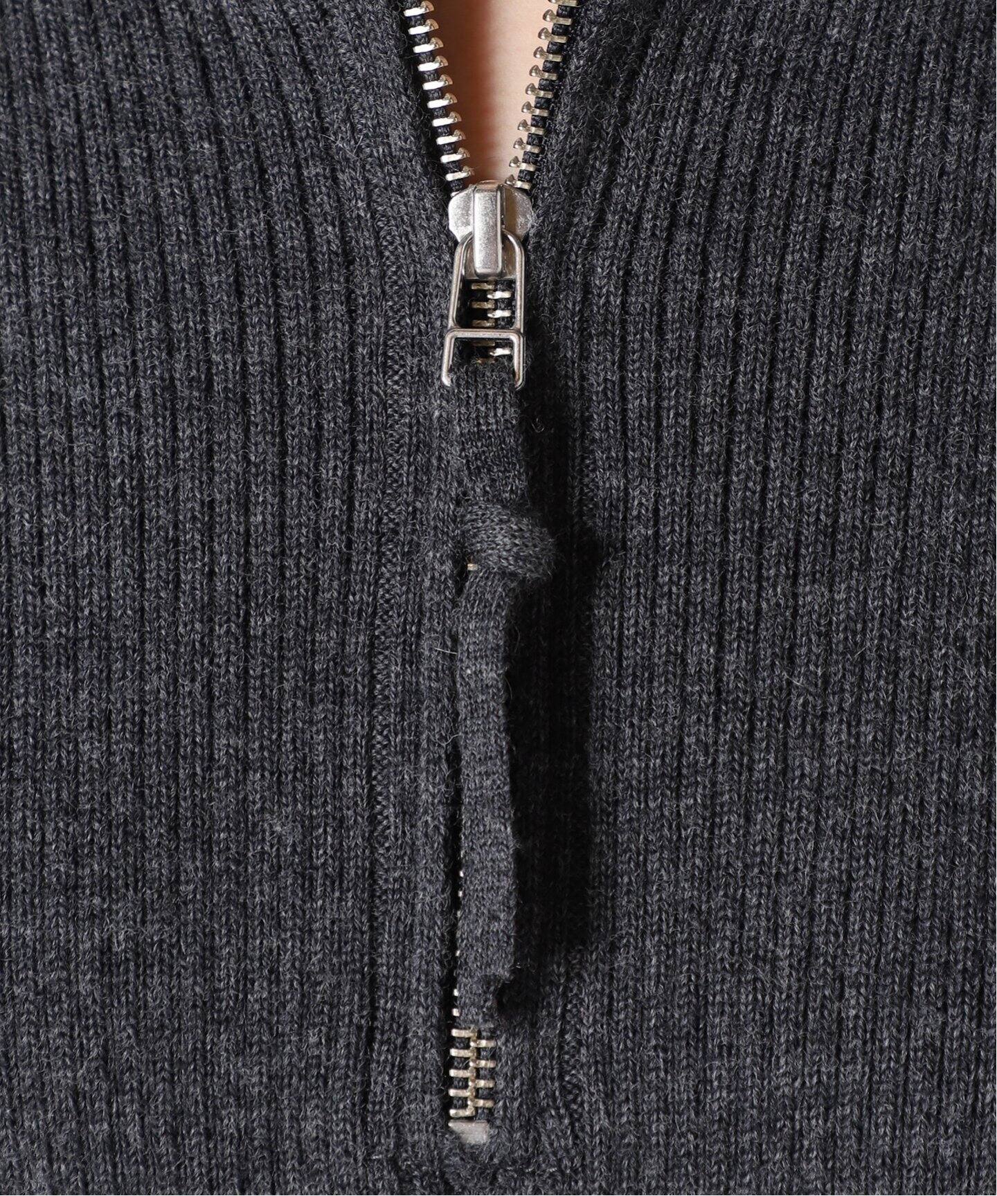 GOOD GRIEF!/グッドグリーフ】Knit Zipped Pullover（ニット／セーター 
