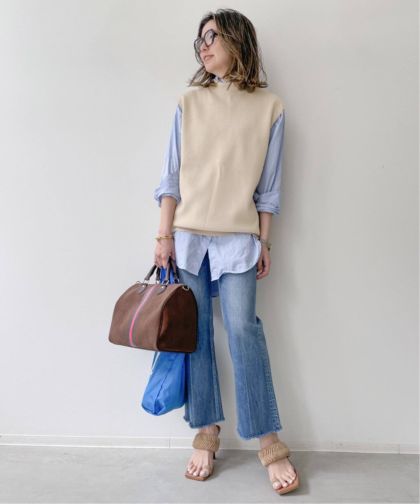 Knit Vest（ニット／セーター）｜L 