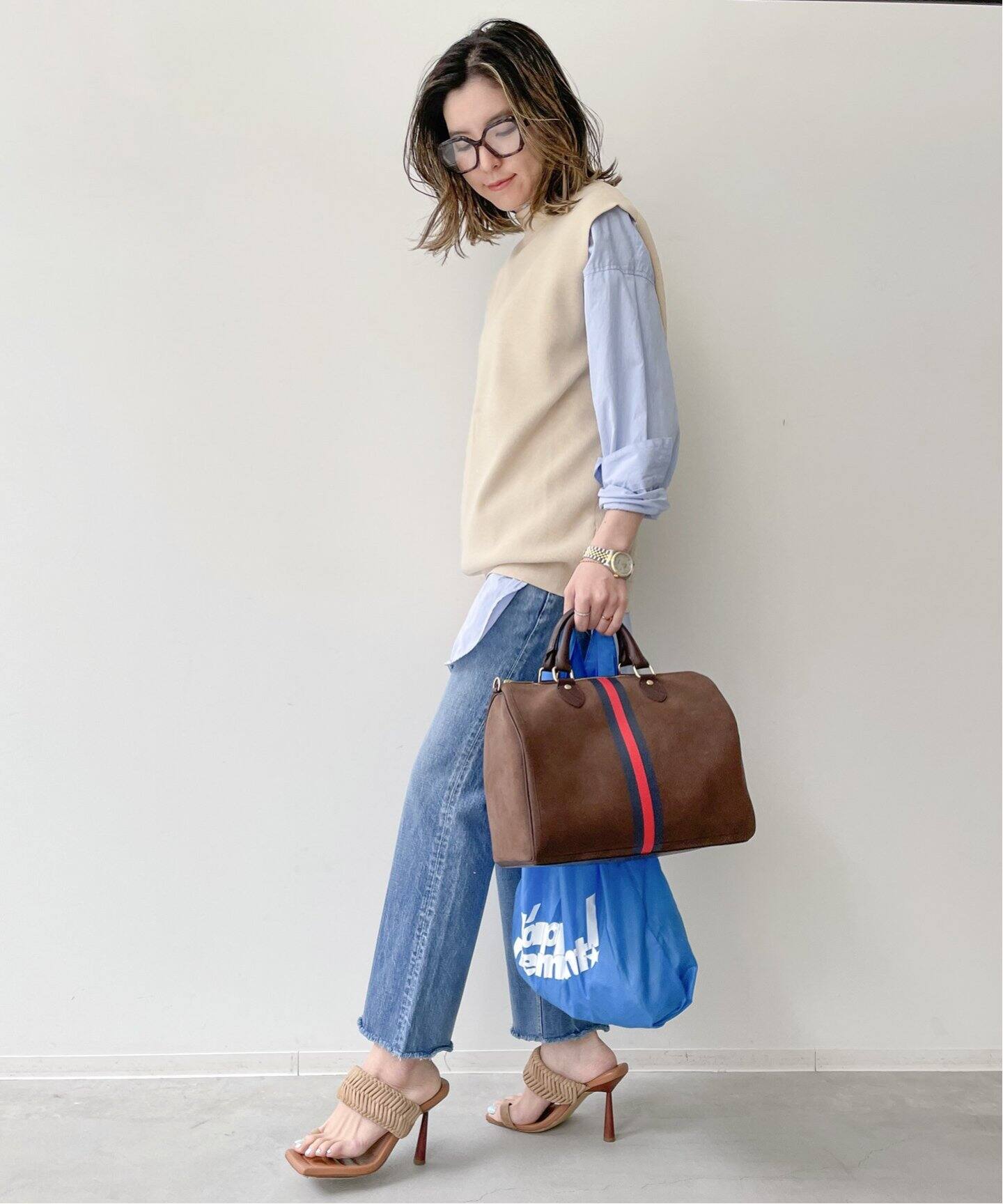 Knit Vest（ニット／セーター）｜L 