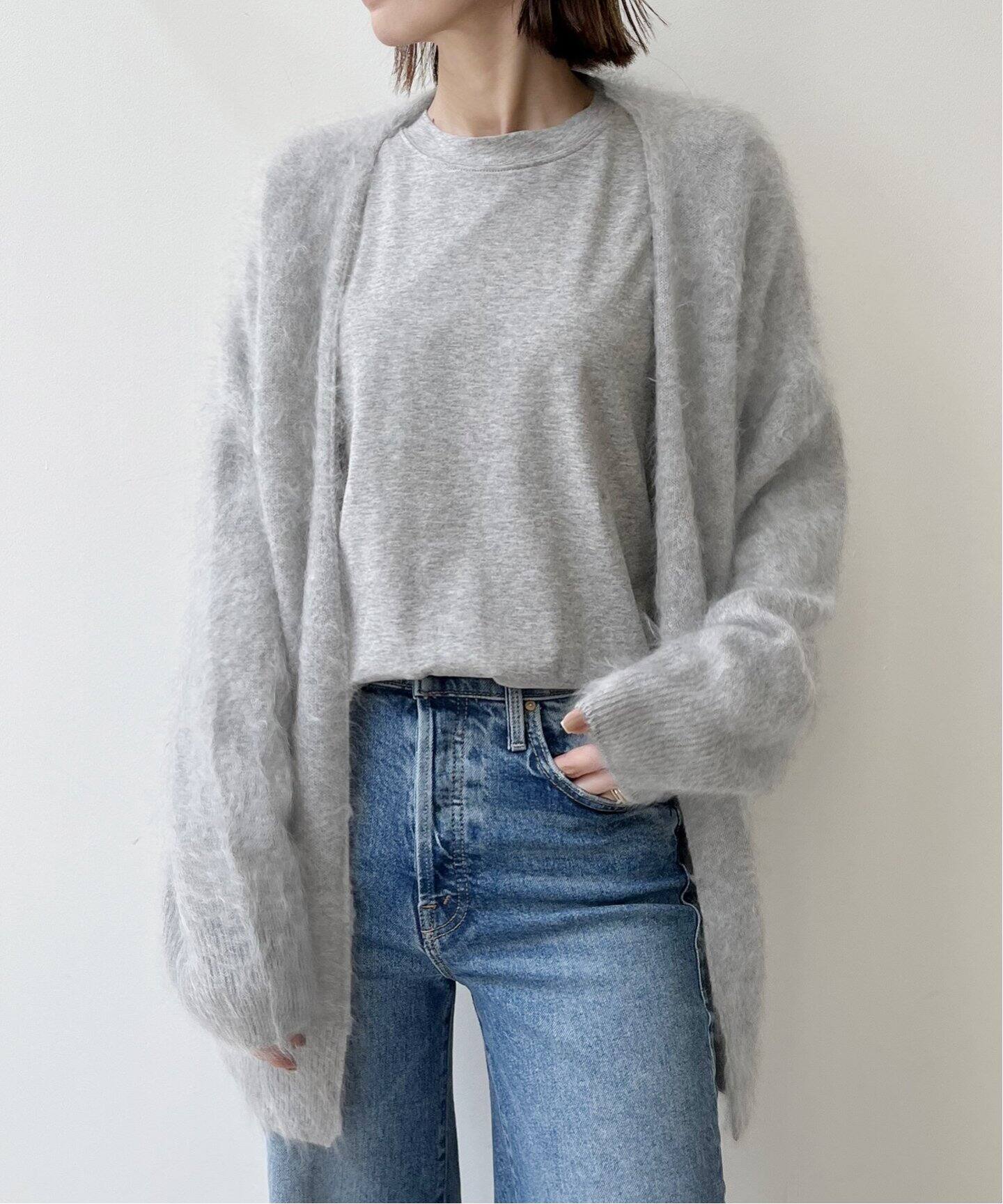 HAVEL studio/ハーヴェル スタジオ】CASHMERE FUR CARDIGAN  