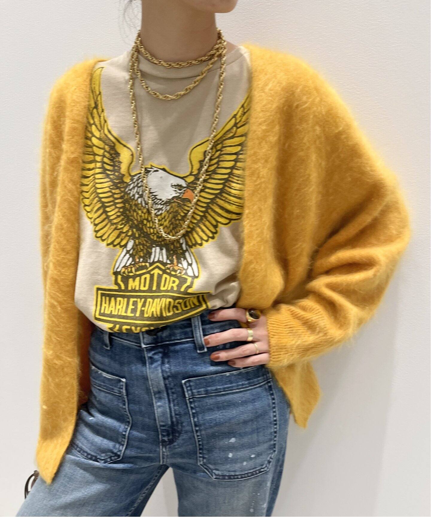 HAVEL studio/ハーヴェル スタジオ】CASHMERE FUR CARDIGAN  