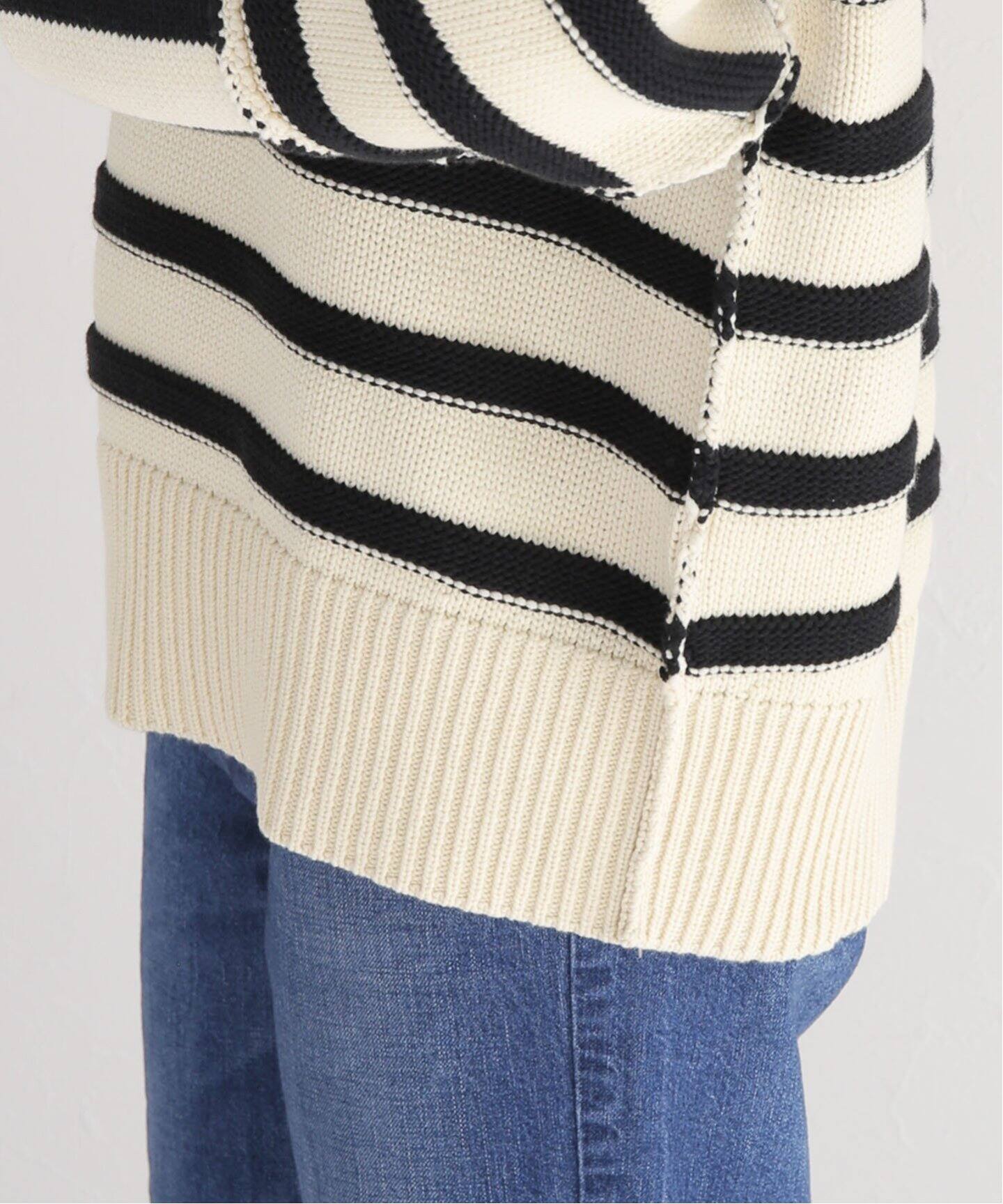 DAGMAR/ダグマー】Border Knit（ニット／セーター）｜L