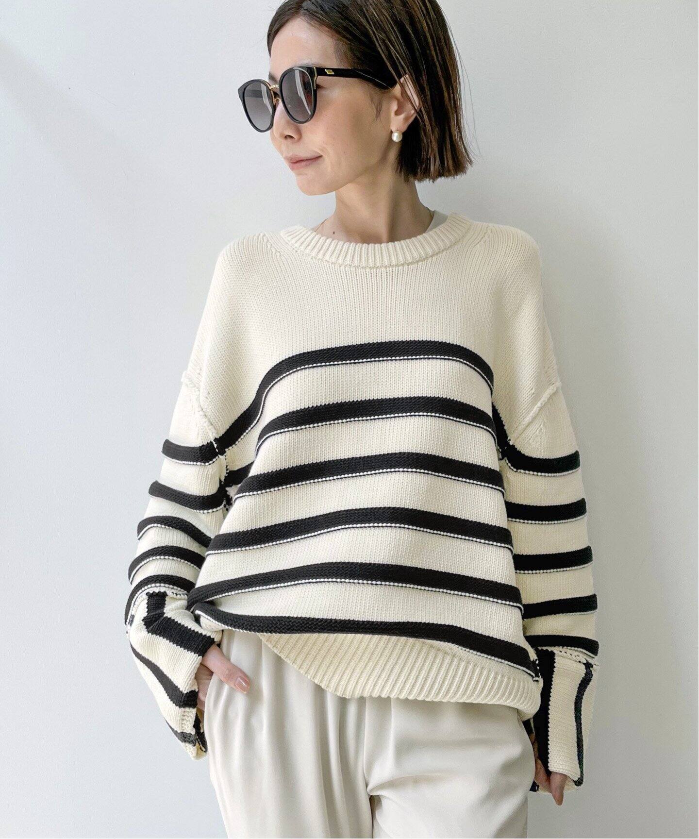 DAGMAR/ダグマー】Border Knit ボーダーニット 