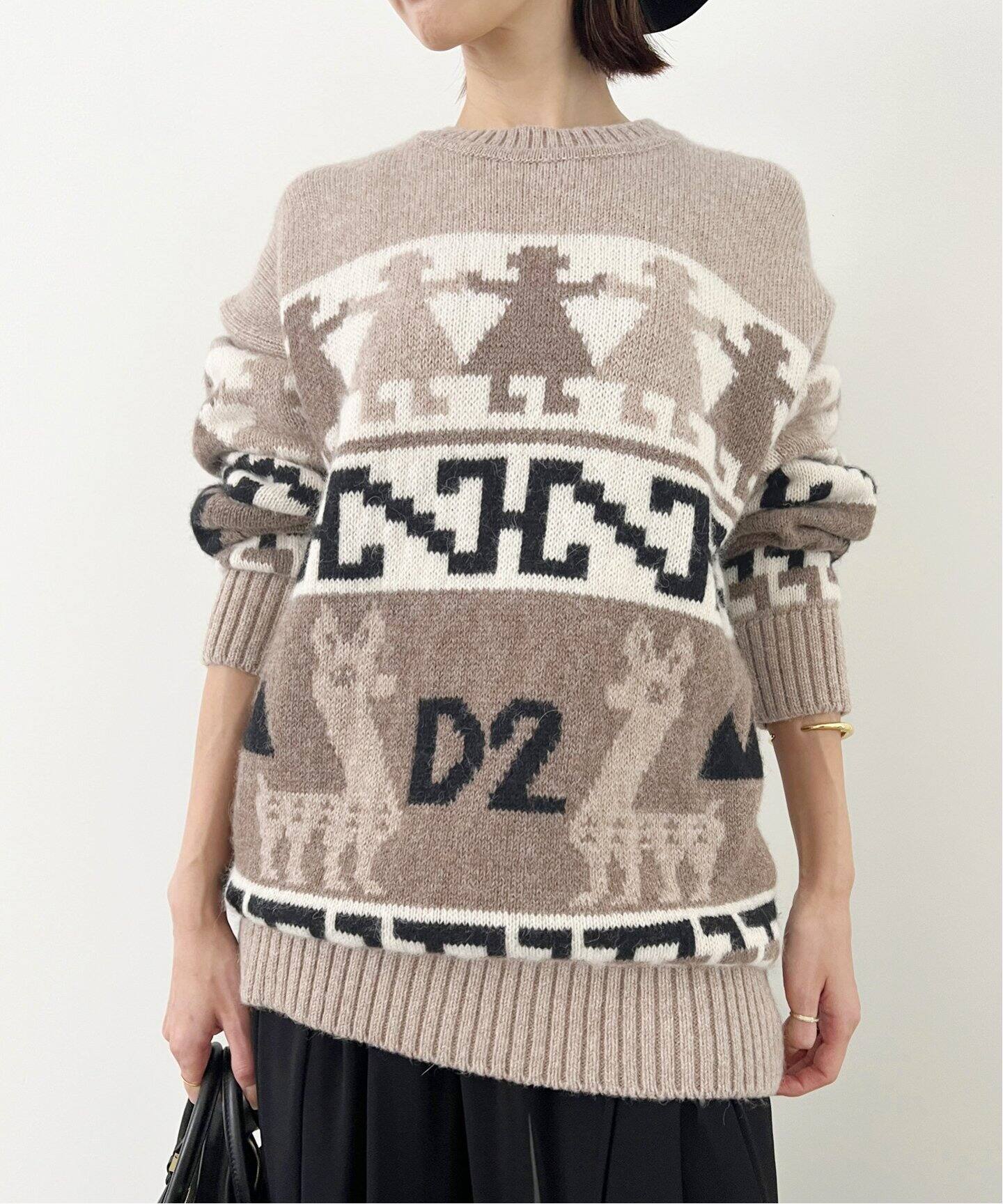DSQUARED2/ディースクエアード】Lalma KNIT Pullover（ニット 