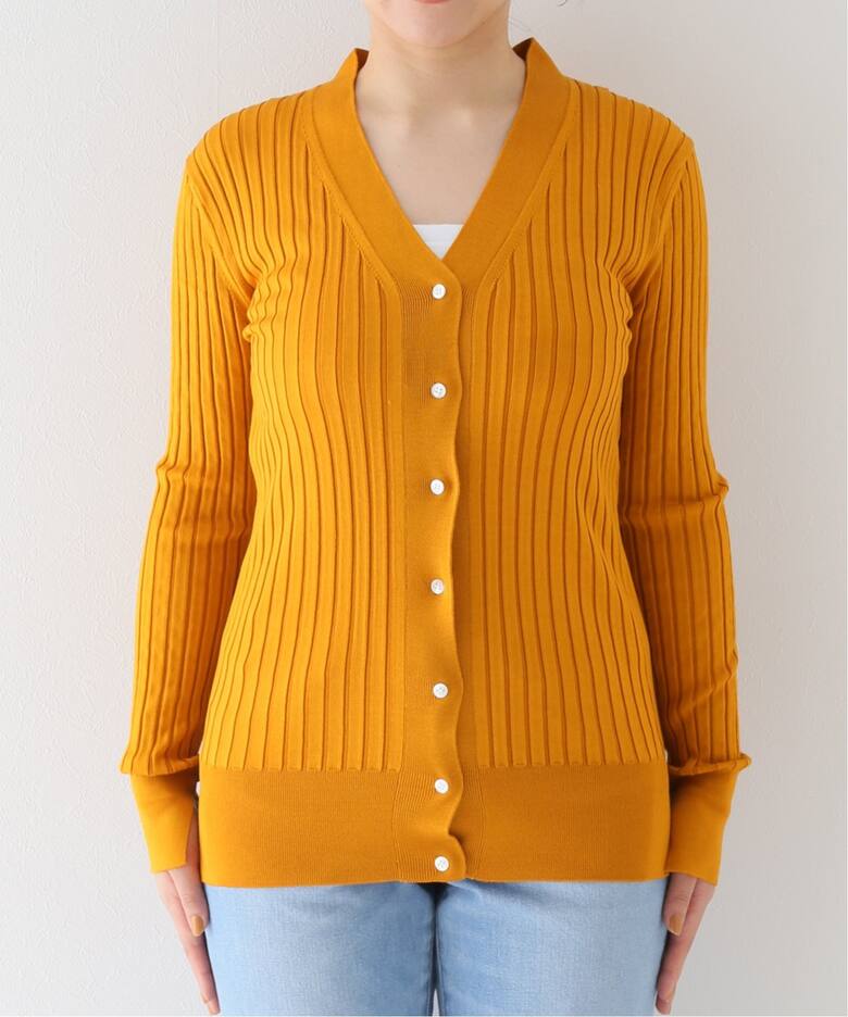 HAVEL studio/ハーヴェル スタジオ】RIB CARDIGAN（カーディガン）｜L  