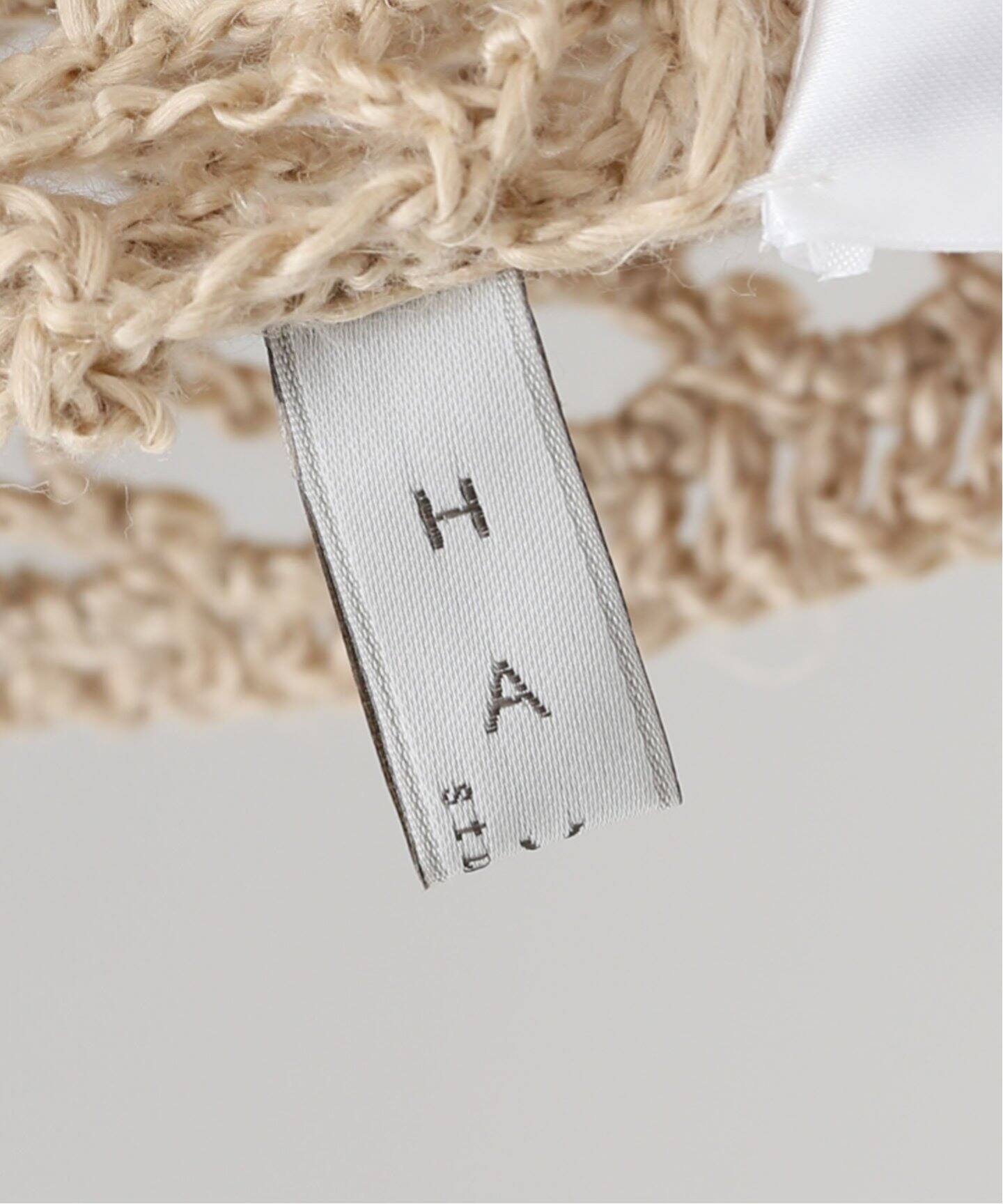 HAVEL studio/ハーヴェル スタジオ】LINEN CROCHET PILLOVER（ニット 