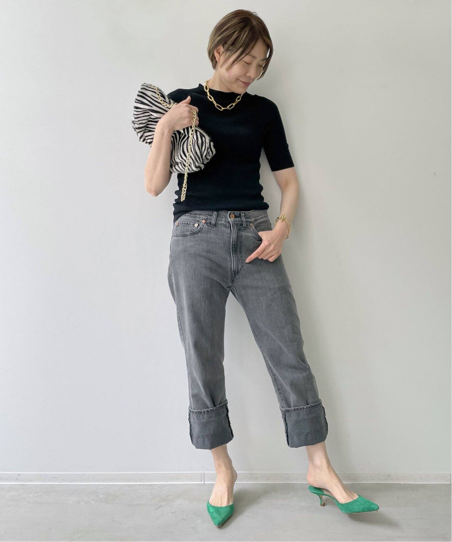 UNION LAUNCH/ユニオンランチ】RIB KNIT（ニット／セーター）｜L  