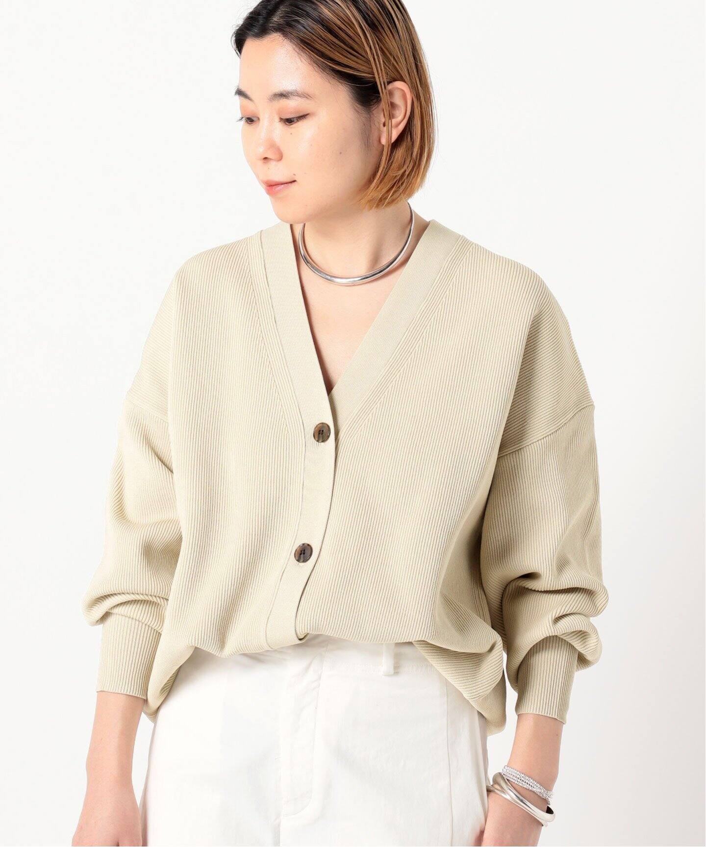 ワイドニット カーディガン（カーディガン）｜AP STUDIO（エーピー  