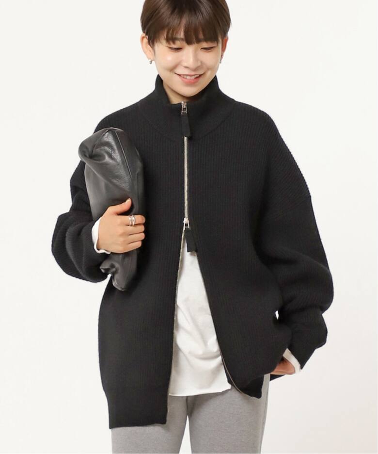 追加》ジップニットブルゾン（カーディガン）｜AP STUDIO（エーピー  