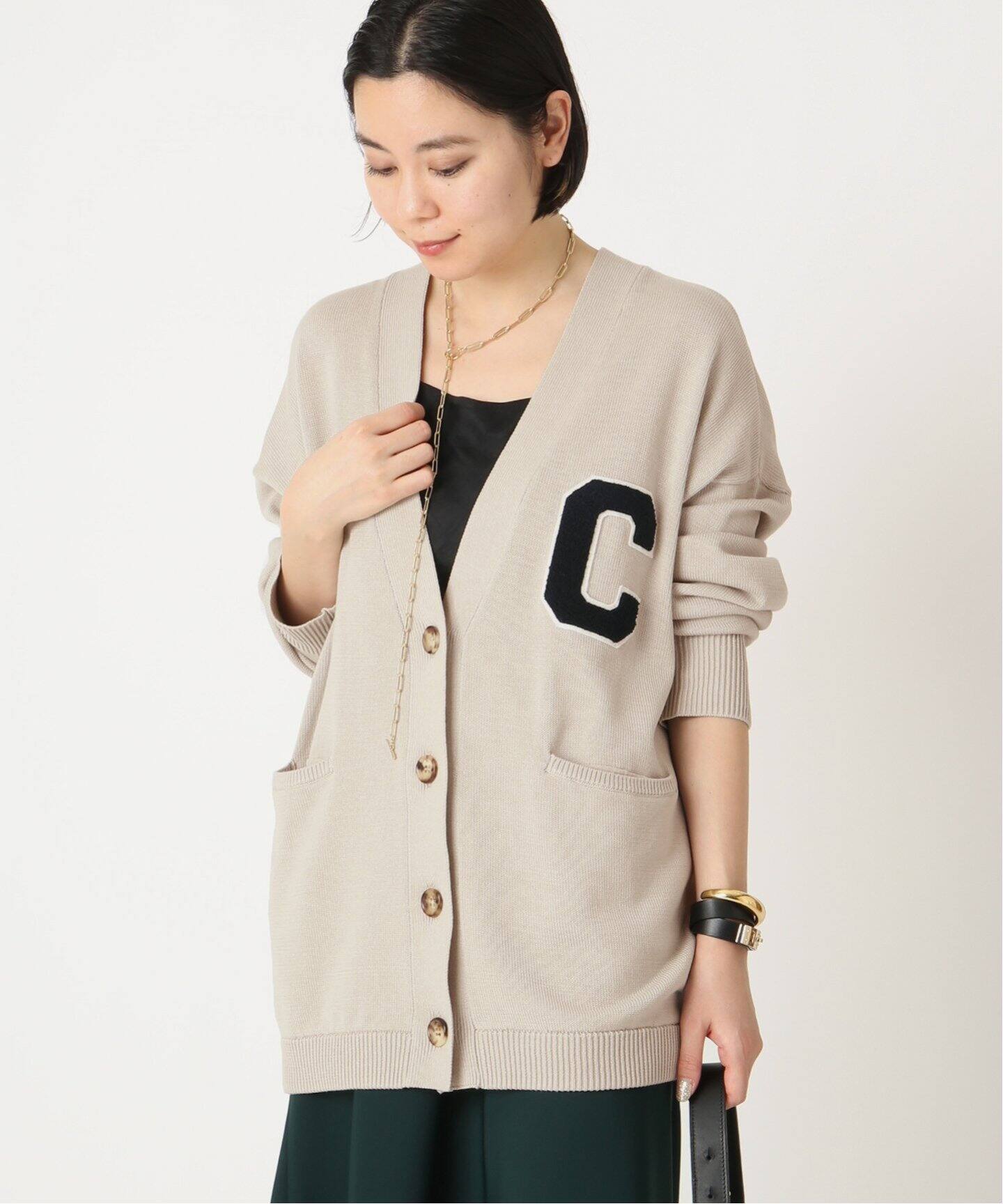 SCENTOF Lettered カーディガン（カーディガン）｜AP STUDIO（エーピー  