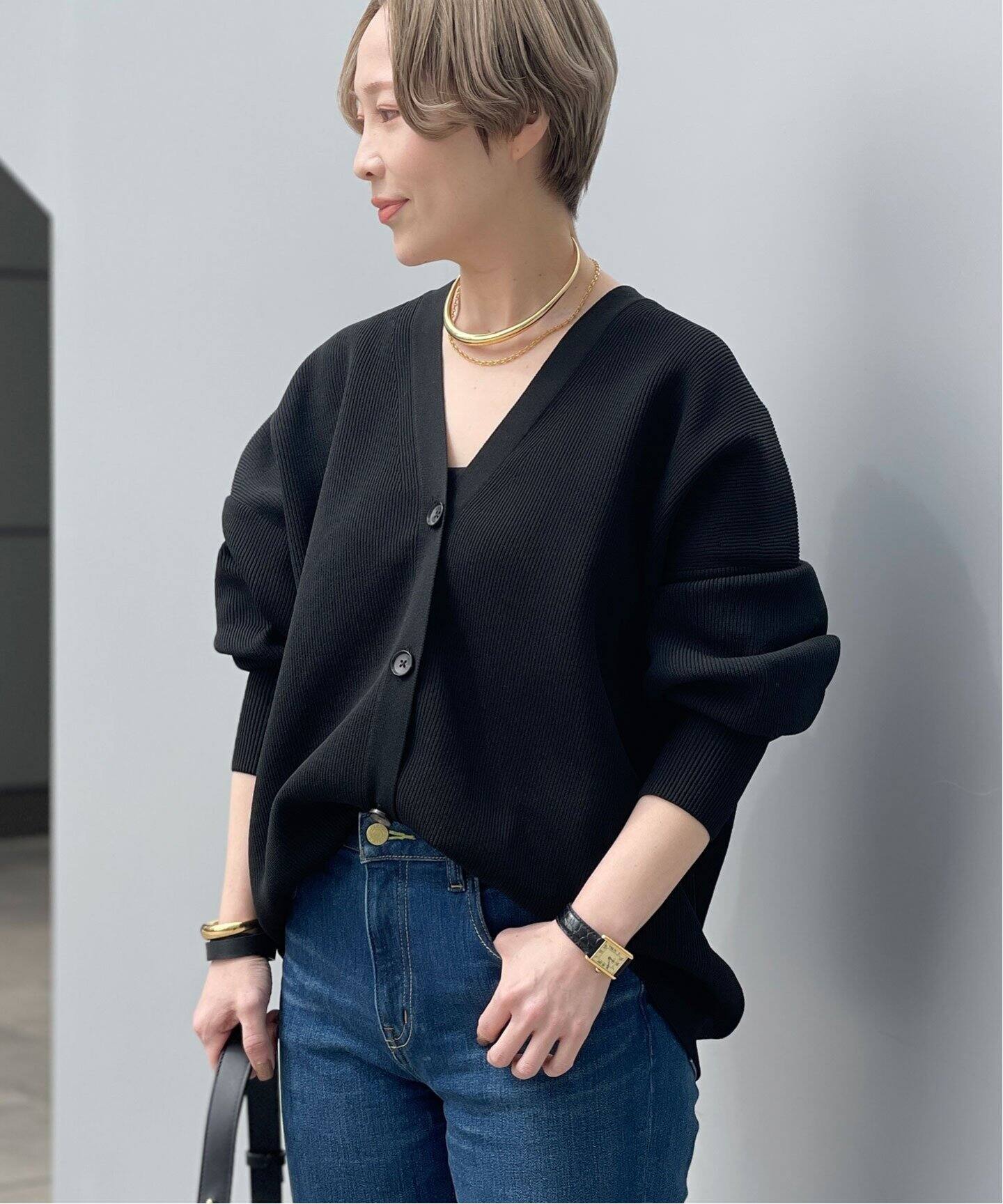 ワイドニット カーディガン（カーディガン）｜AP STUDIO（エーピー  