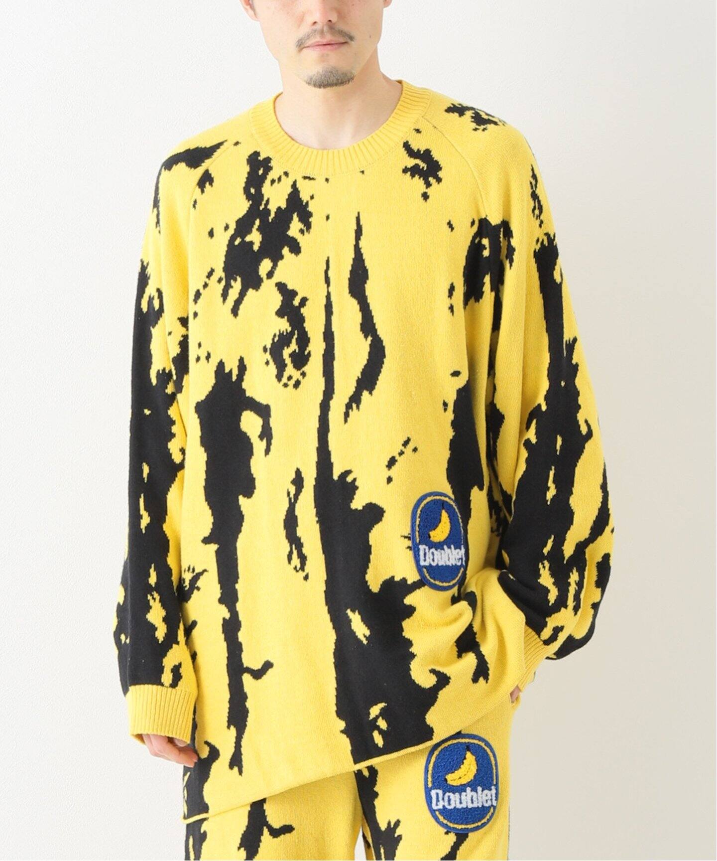 doublet 22SS バナナの茎の繊維でできたニット
