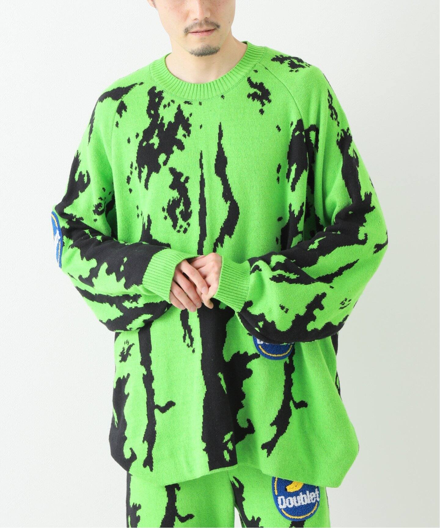 doublet / ダブレット】BANANA JACQUARD PULLOVER（ニット／セーター 