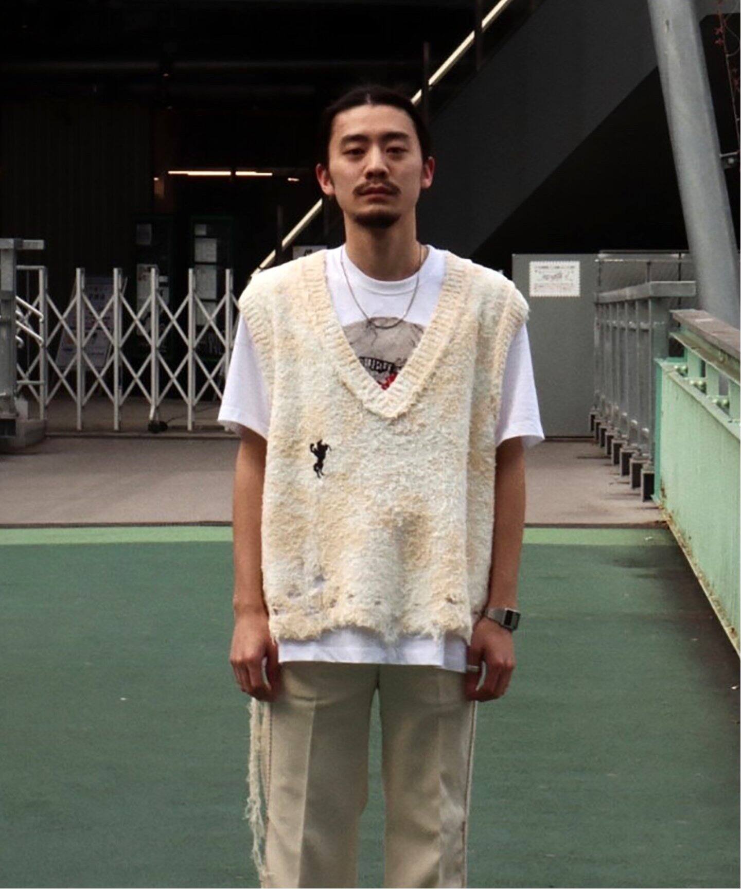 doublet / ダブレット】RECYCLE COTTON BLEACHED VEST（ベスト）｜WISM 