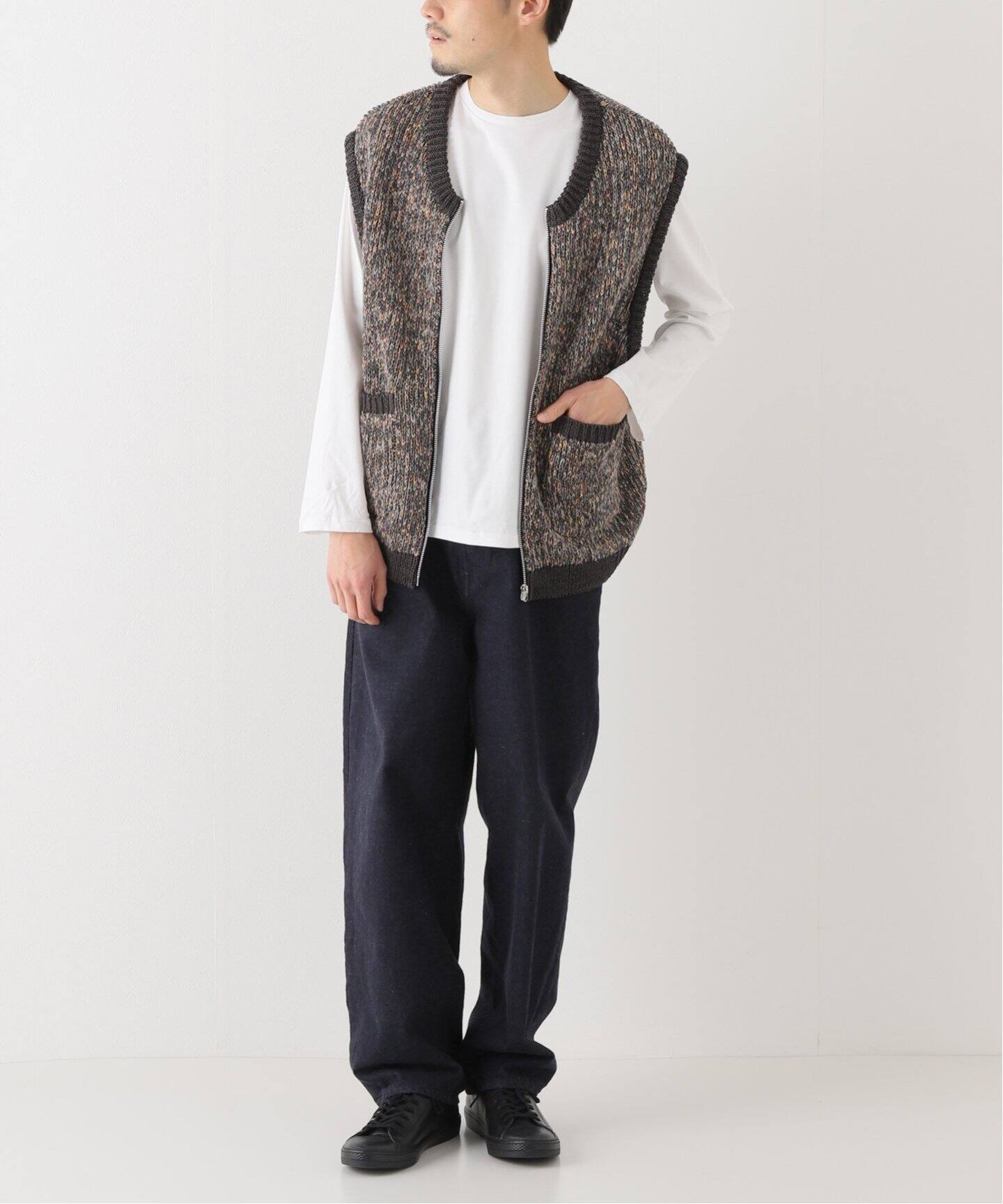 ENCOMING / インカミング】KNITTED TWO POCKET VEST（ベスト）｜WISM 