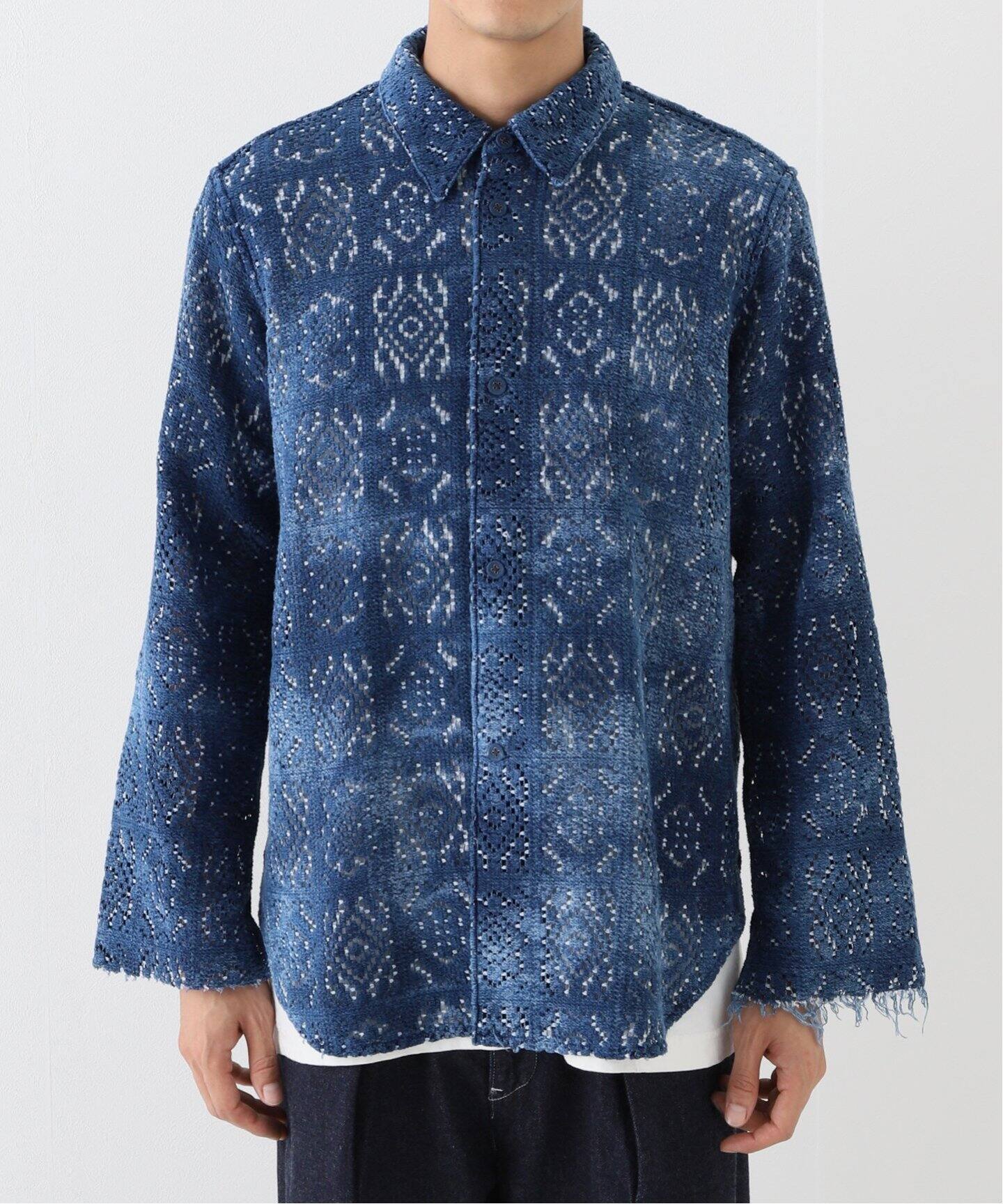 saby / サバイ】CROCHET KNIT L/S SHIRT（ニット／セーター）｜WISM 