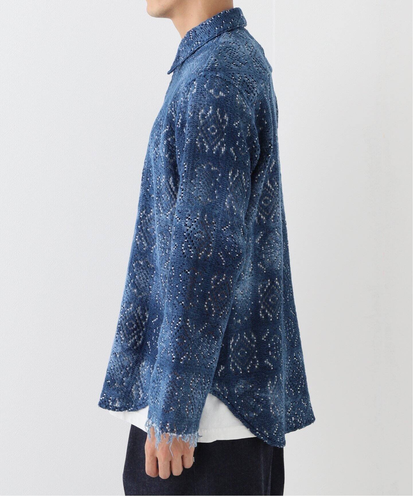 saby / サバイ】CROCHET KNIT L/S SHIRT（ニット／セーター）｜WISM 