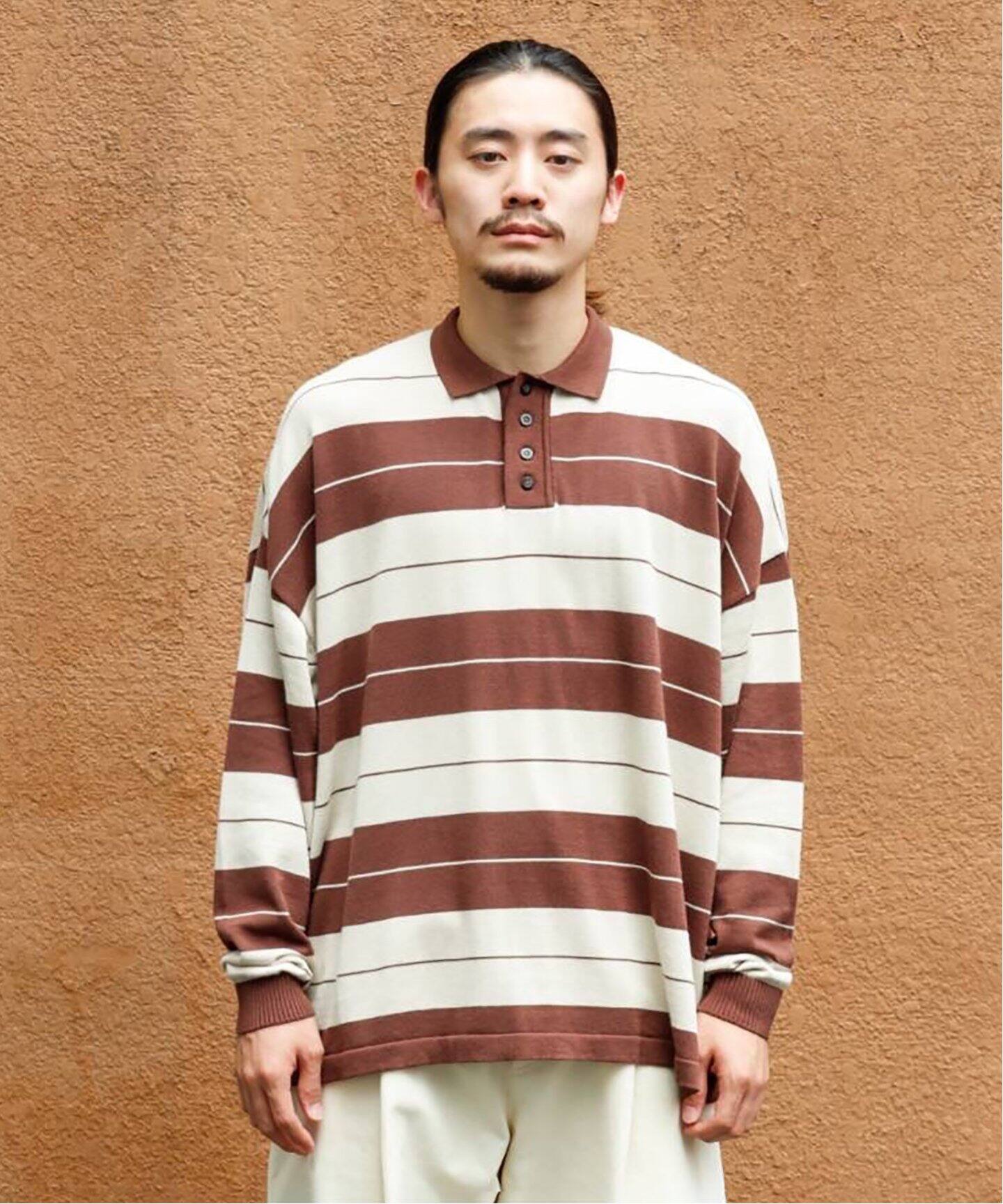 WILLY CHAVARRIA / ウィリー チャバリア】WISM 別注 COTTON ニットポロ 