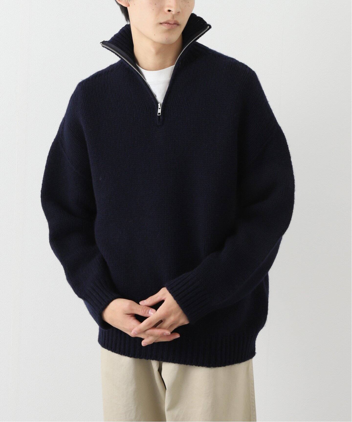 STANDARD JOURNAL / スタンダード ジャーナル】Half Zip Sweater  