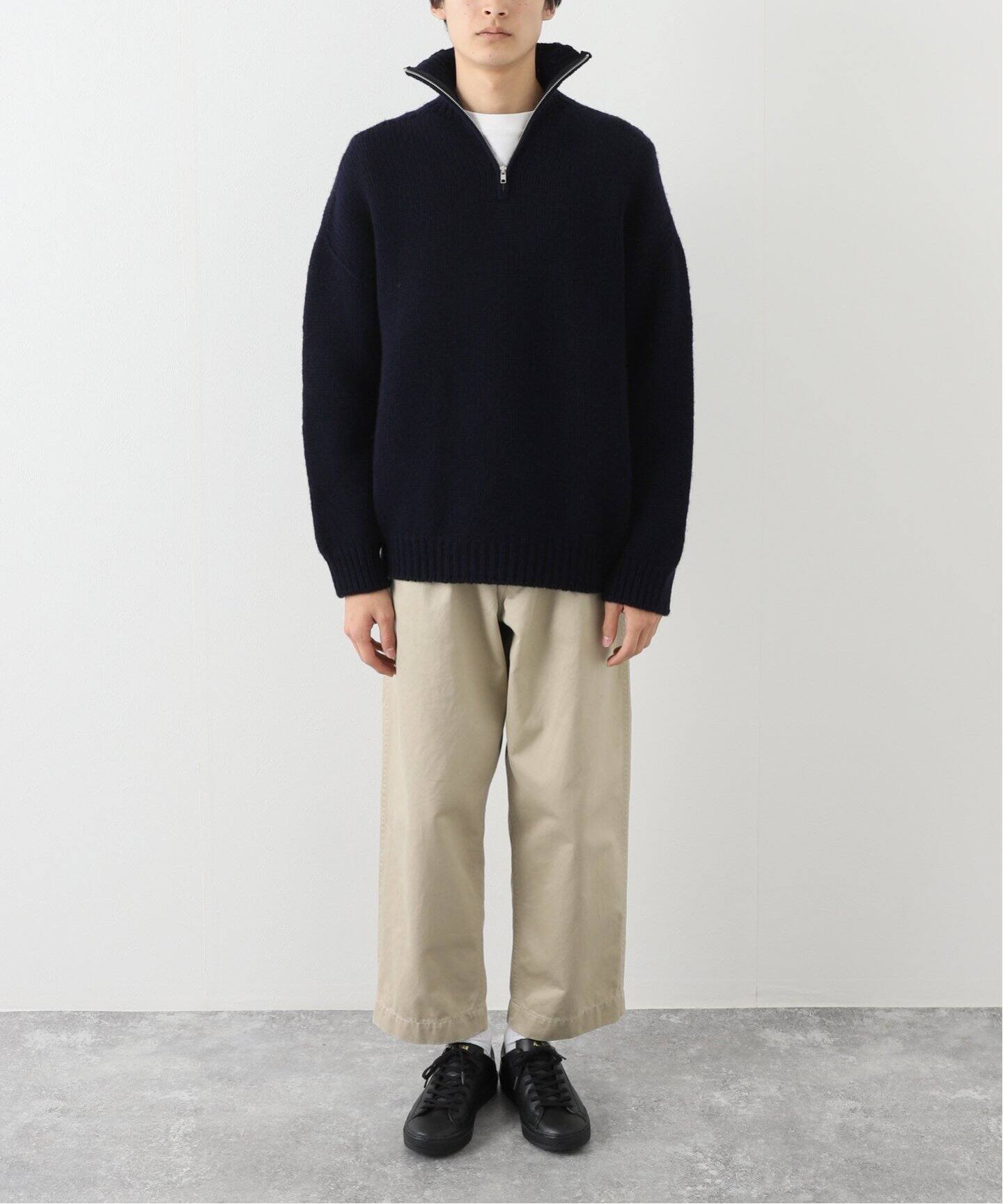STANDARD JOURNAL / スタンダード ジャーナル】Half Zip Sweater  