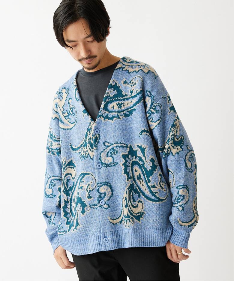 P/Wジャカードペイズリーカーディガン（カーディガン）｜JOURNAL  