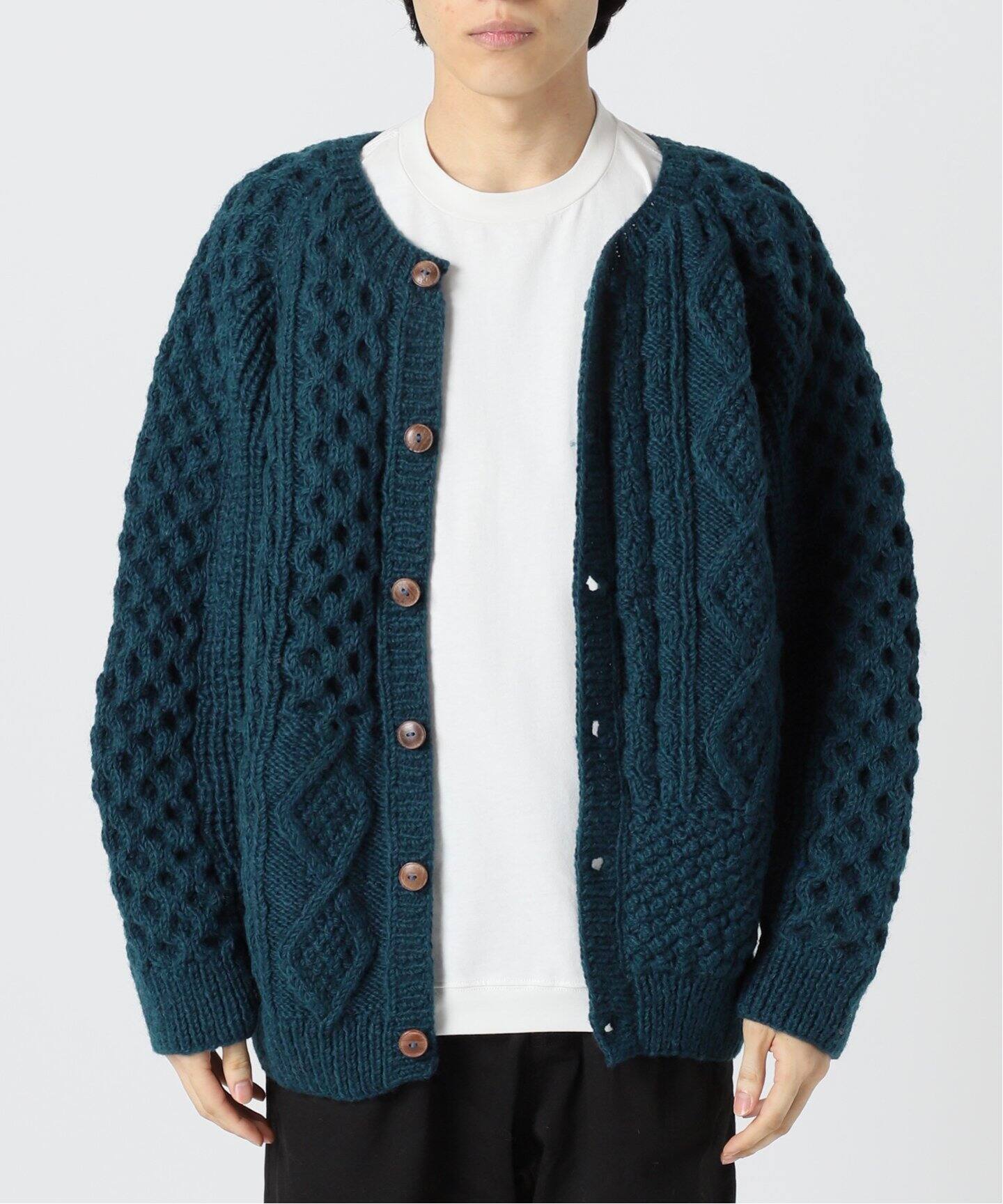 Sunrays×JOURNAL STANDARD】別注 ハンドニットカーディガン by NEPAL1 