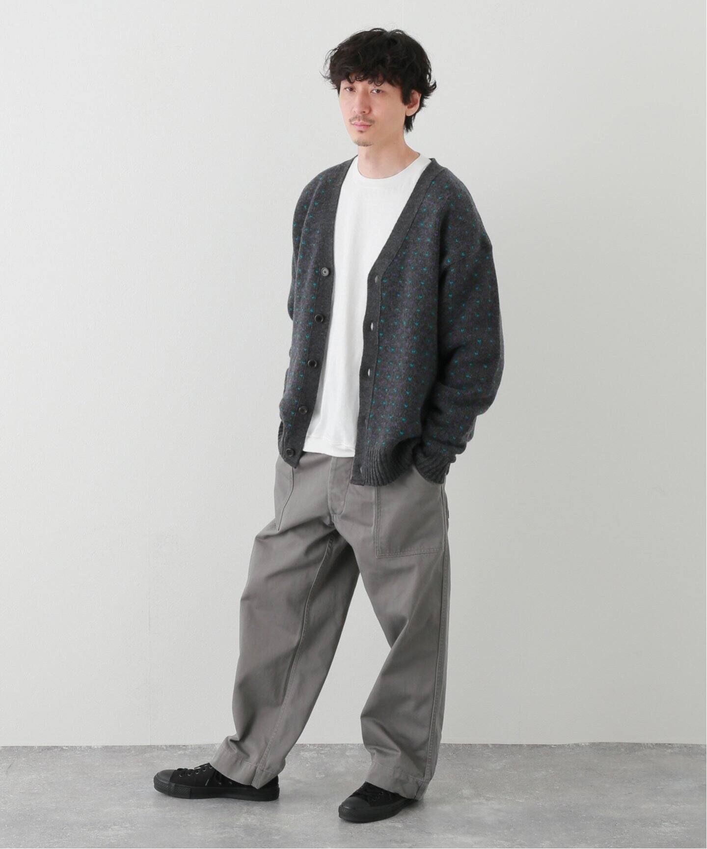 LENO / リノ】BIRDS EYE JACQUARD CARDIGAN（カーディガン）｜JOURNAL  