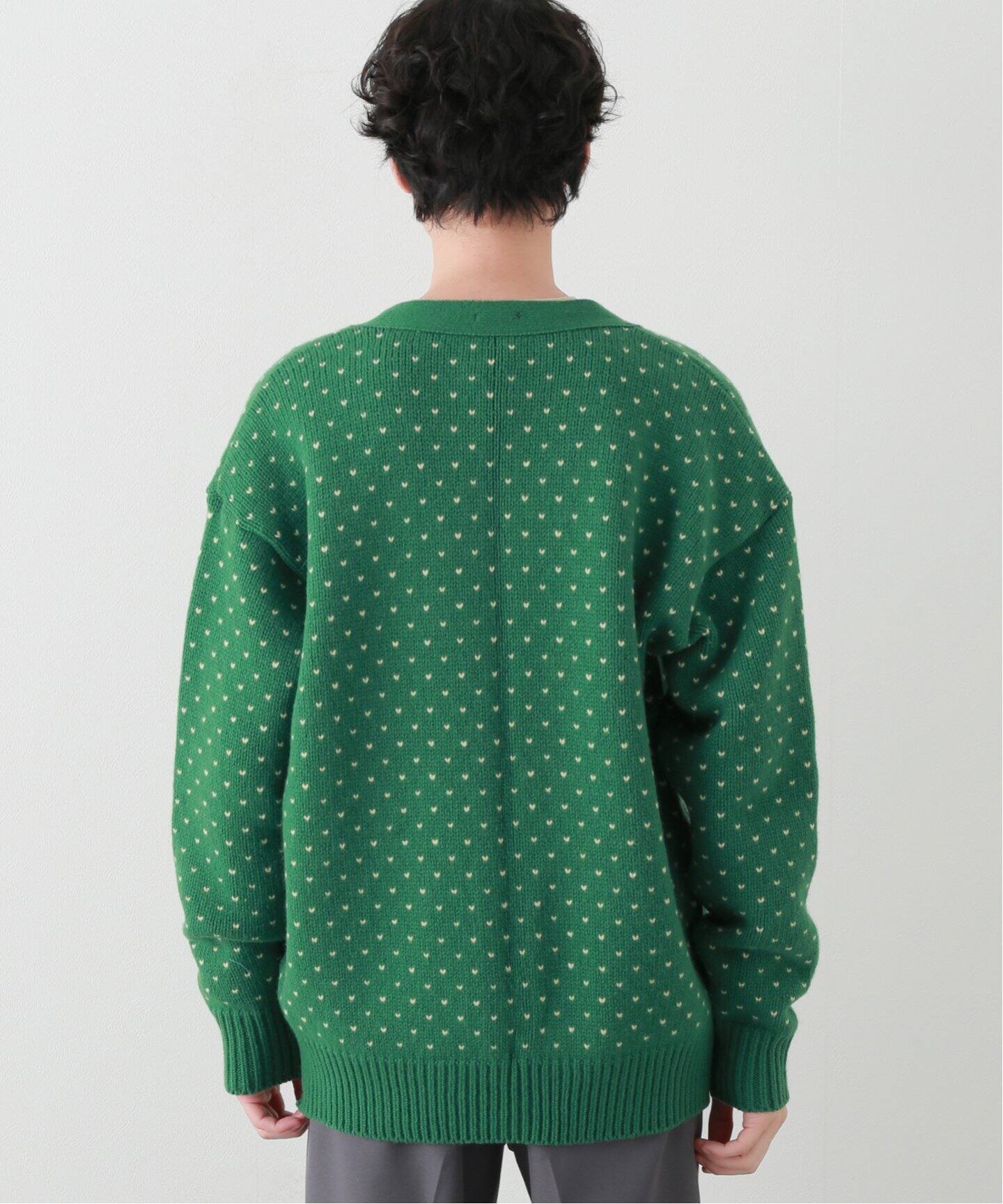 LENO×JOURNAL STANDARD / リノ】別注 BIRDS EYE JACQUARD CARDIGAN  