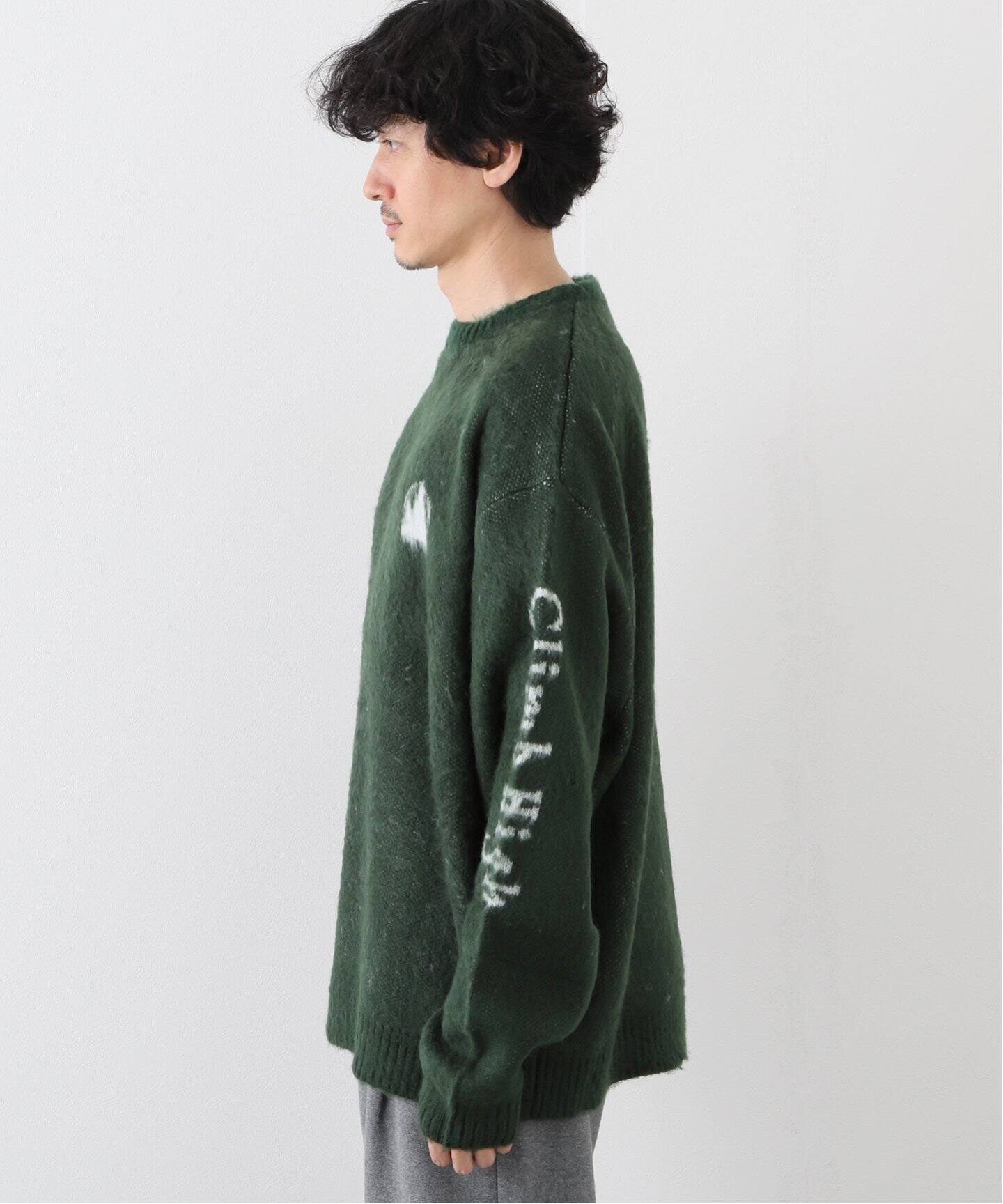 CLIMB HIGH / クライムハイ】Sleeve logo sweater（ニット／セーター  