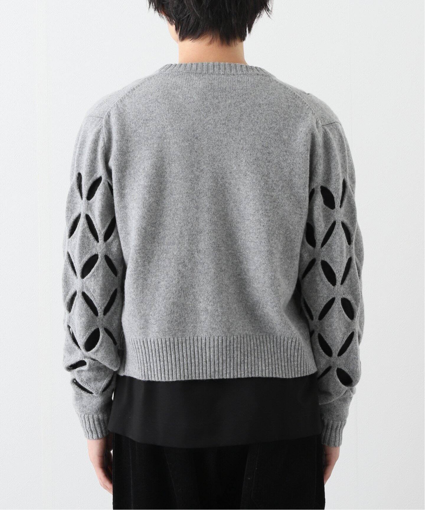 STEFAN COOKE / ステファンクック】 Slashed cardigan（ニット  