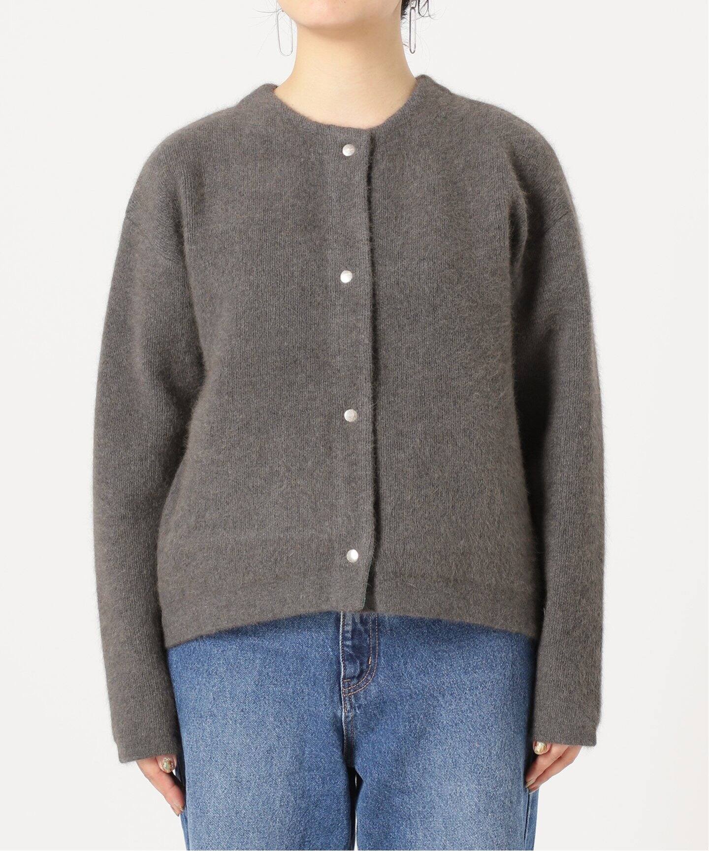 2層スムース編みニットブルゾン（ニット／セーター）｜B.C STOCK（ベー  