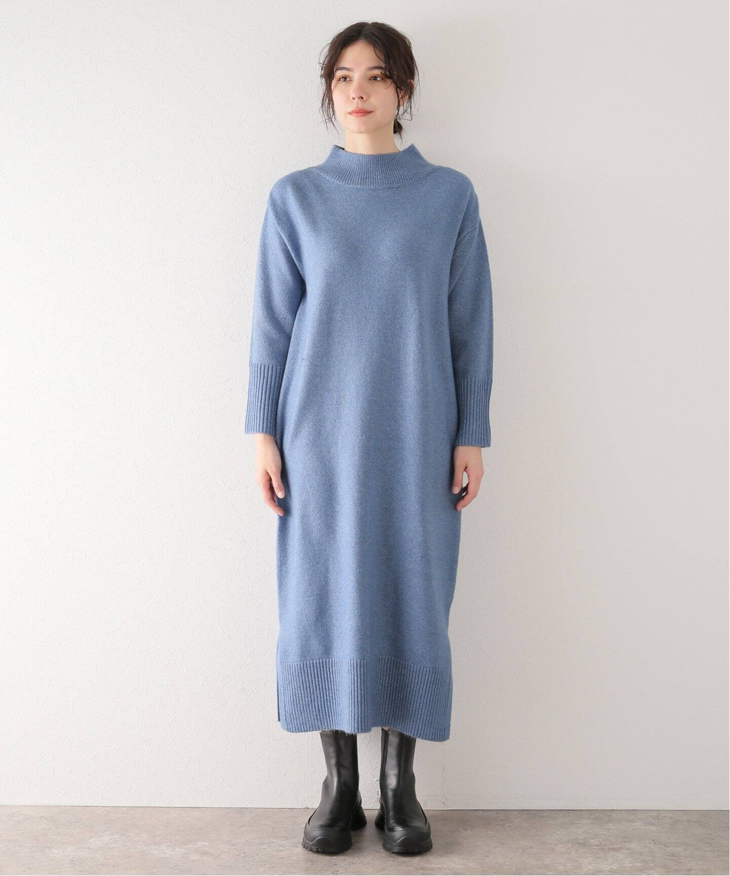 タートルネック ワンピース（ニットワンピース）｜B.C STOCK（ベーセー  
