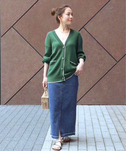 ラインvネックカーディガン B C Stock ベーセーストック 公式のファッション通販 Baycrew S Store