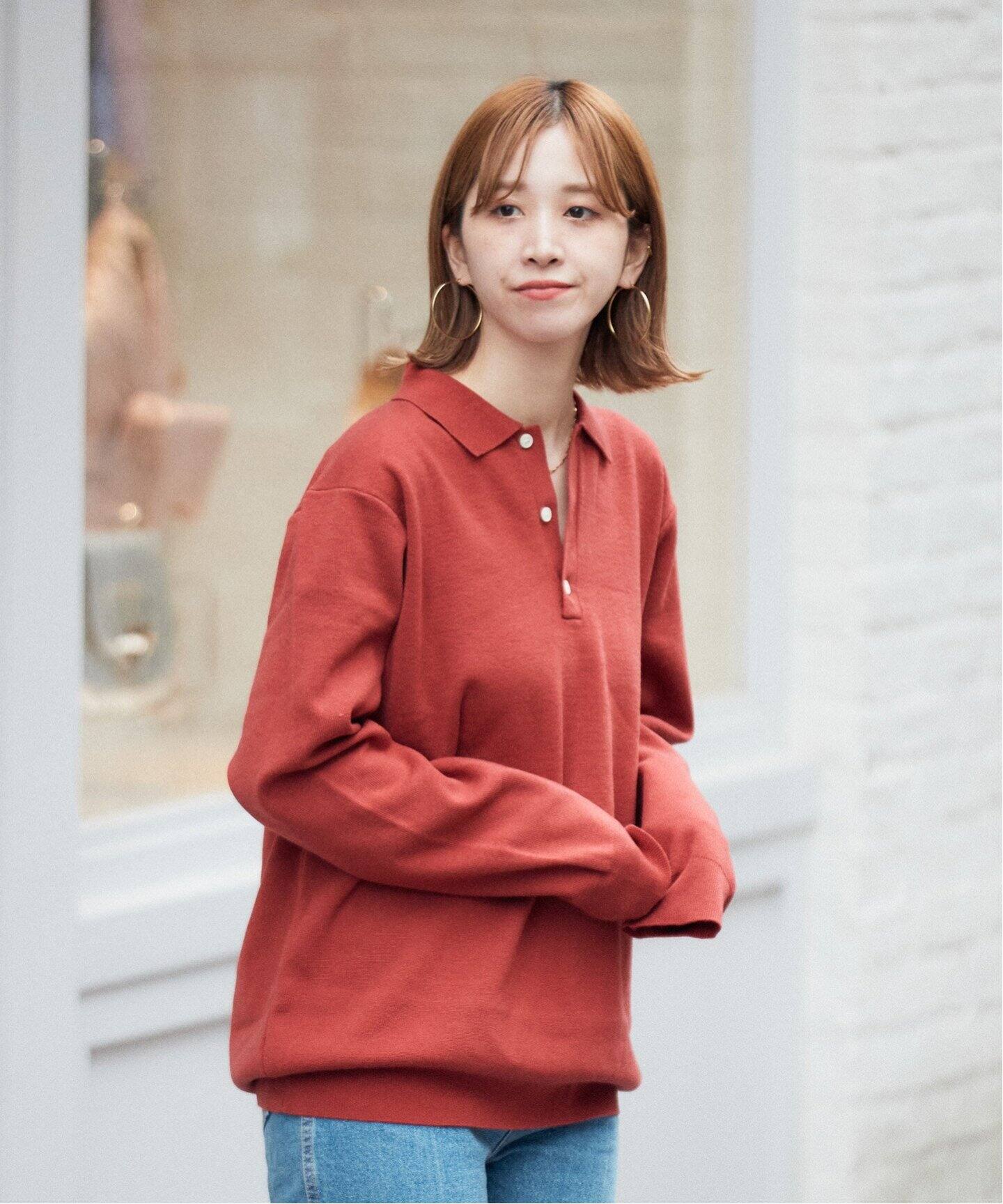 WASHABLE ニットソーポロシャツ（ニット／セーター）｜B.C STOCK（ベー 