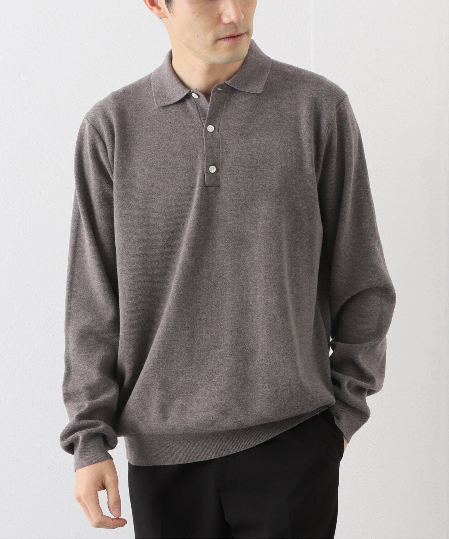 WASHABLE ニットソーポロシャツ（ニット／セーター）｜B.C STOCK（ベー 