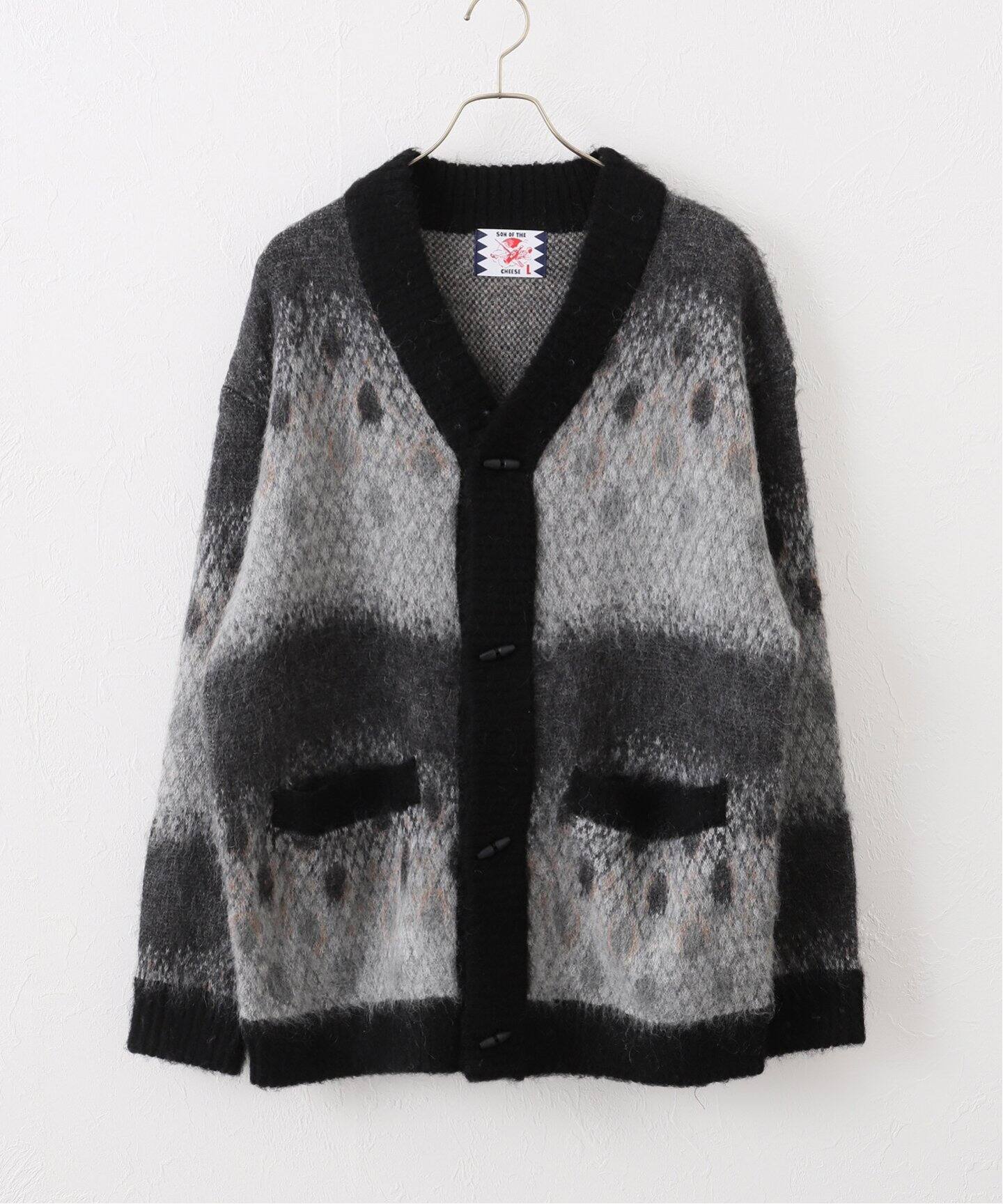 SON OF THE CHEESE / サノバチーズ】Brown Trout Cardigan 