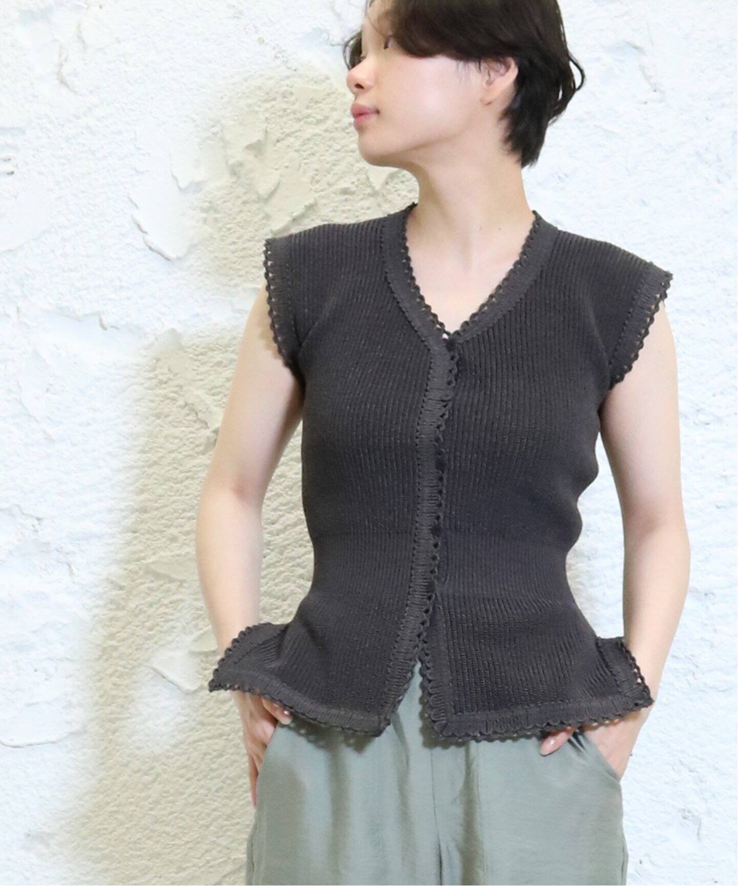 EDiT.FOR LULU vintage サマーニットトップ