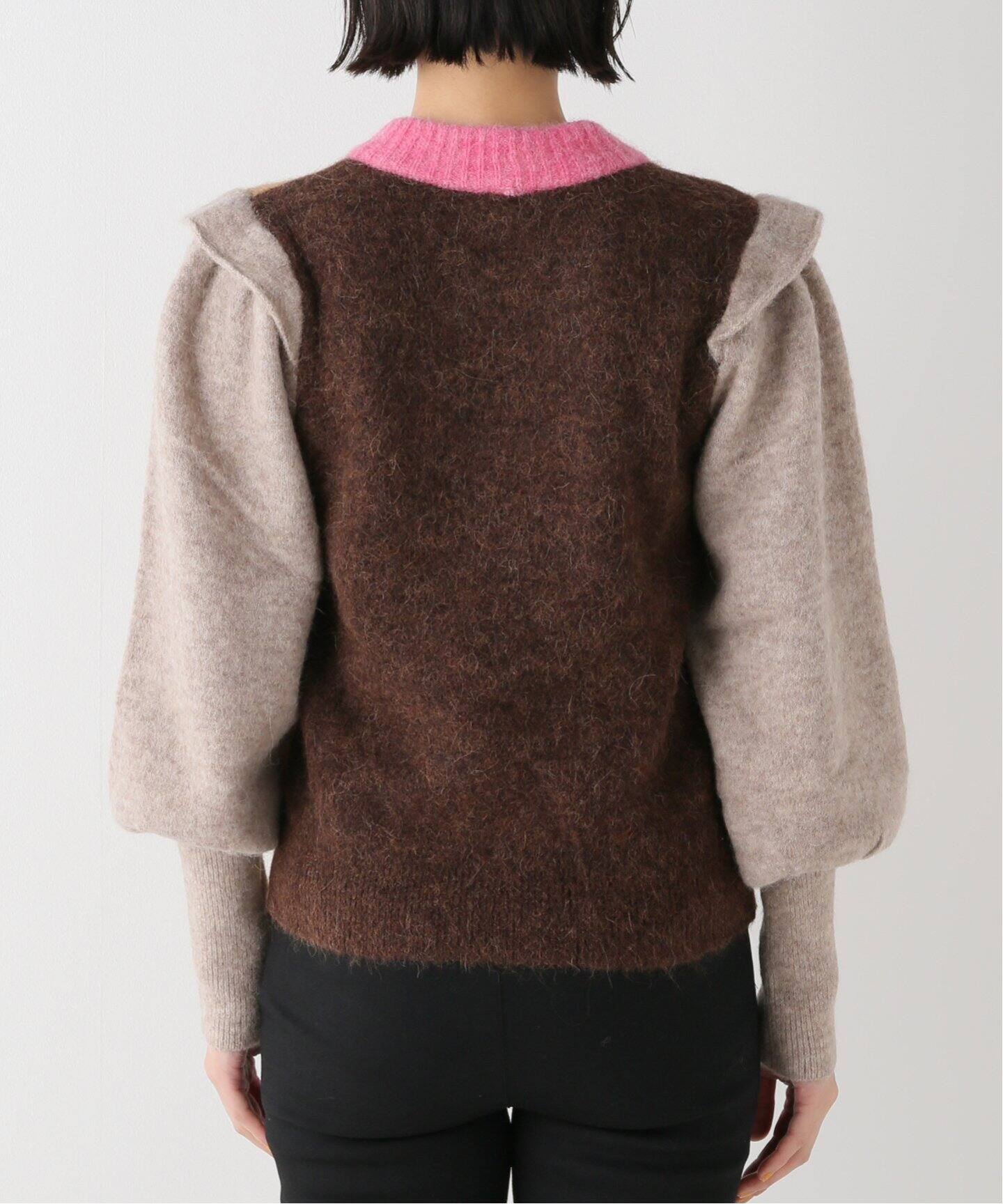 BAUM UND PFERDGARTEN(バウムウンドヘルガーデン)】パフスリーブニット  