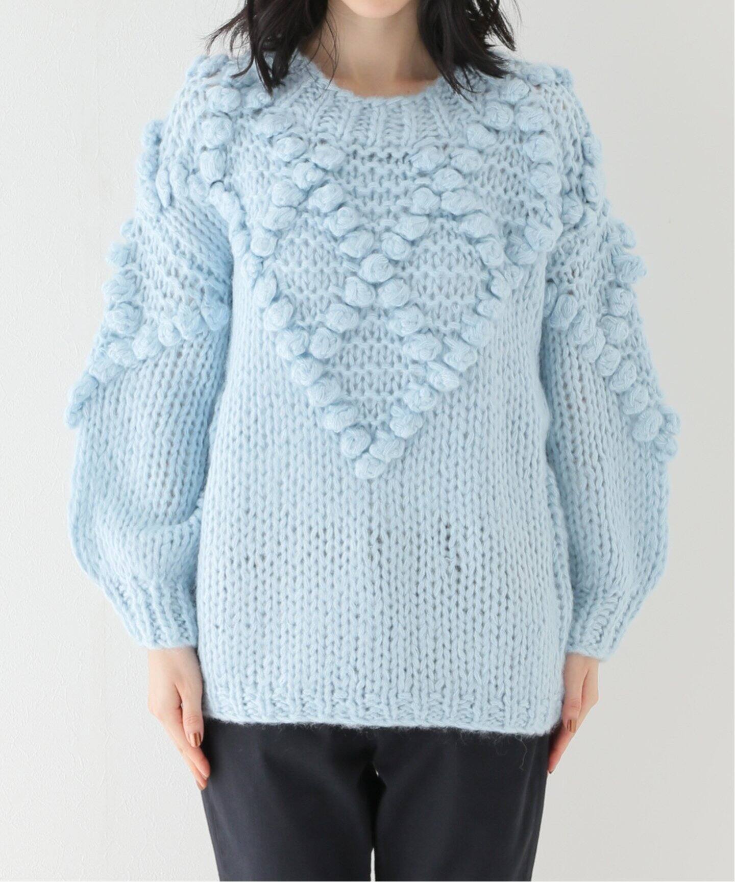 別注》【OSKER/オスカー】ポンポンニット（ニット／セーター）｜EDIT  