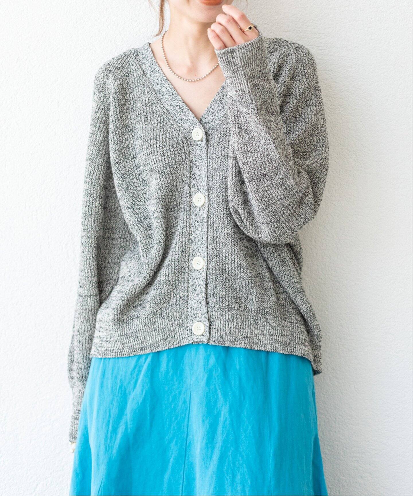 リネンコットンシルク畦カーディガン（カーディガン）｜IENA（イエナ  