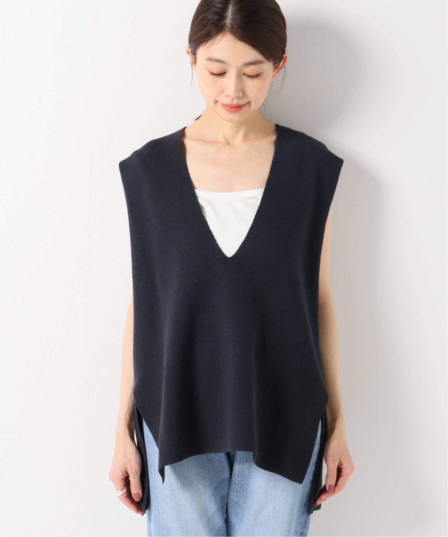 リネンコットンスムースベスト（ベスト）｜IENA（イエナ）の通販 