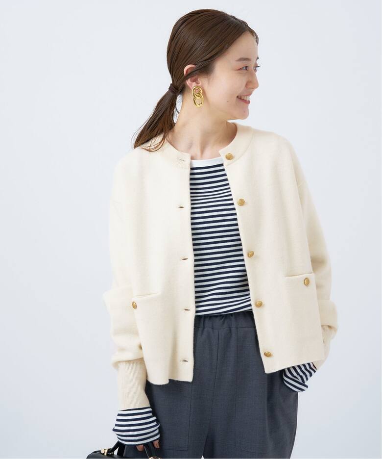 ダブルフェイスニットカーディガン（カーディガン）｜IENA（イエナ）の  