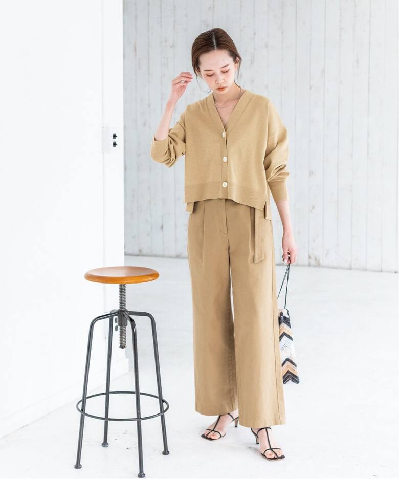 三ツ杢Vネックカーディガン◇（カーディガン）｜IENA（イエナ）の通販  