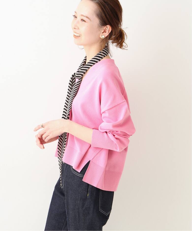 三ツ杢Vネックカーディガン◇（カーディガン）｜IENA（イエナ）の通販  