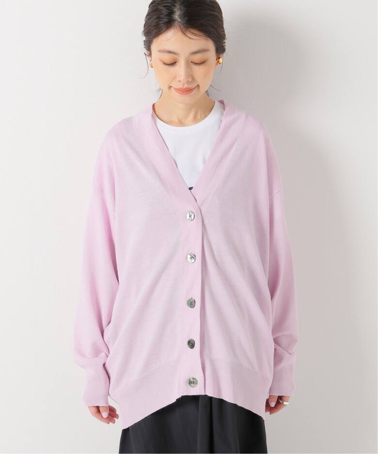 ラミーストレッチ Vネックカーディガン（カーディガン）｜IENA（イエナ  